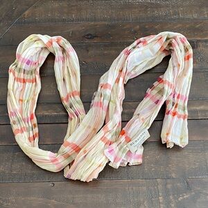 100% Authentic Burberry Pastel Checkered Scarf!  80 inches x 16 inches!
